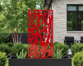 Aluminum Decor Panel, Metal Privacy Screen, Home Decor, Fence, Decorative Wall Art, Outdoor Screen, Indoor Use