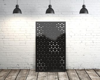 Aluminum Decor Panel Metal Trellis / Privacy Screen /  Circle Flower Privacy Panel Outdoor/Indoor Living Metal Privacy Screen,