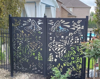 Aluminum Decor Panel New Year's gift, , Metal Privacy Screen, Fence, Decorative Panel, Wall Art, Christmas gift Home Decor