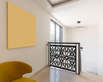 Corolla Decor Panel Metal Privacy Screen Decorative Panel Outdoor Garden Fence Art,