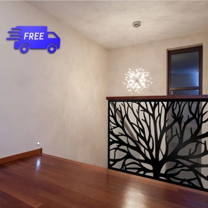 Steel Decor Panel, Tree Privacy Panel, Metal Privacy Screen, Fence, Decorative Panel, Wall Art,