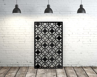 Aluminum Decor Panel Railing Metal Privacy Screen, Fence, Decorative Panel, Wall Art, Outdoor or Indoor Metal Privacy Screen,
