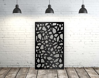 Aluminum Decor Panel Railing Deck Room Divider Black Garden Metal Panel Aluminum Panel Metal Privacy Screen,