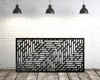 Aluminum Decor 3D Privacy Panel, Metal Railing Panel, Balcony Insert, Decorative Panel, Wall Art, Garden Panel, Indoor & Outdoor, gift