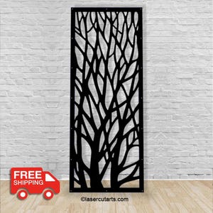 Aluminum Decor Panel gift,Branch metal privacy screen outdoor, aluminum privacy screen, privacy screen indoor, metal screen panel, Tree,