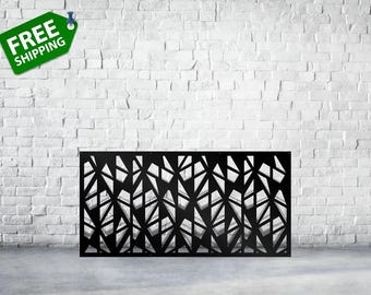 Privacy Metal Screen Panel Room Divider, Laser Cut Privacy Screen, Decorative Separator, Privacy Divider