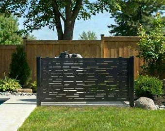 Aluminum Decor Panel Home Decor Railings  Metal Privacy Screen Decorative Panel Outdoor Garden Fence Art,