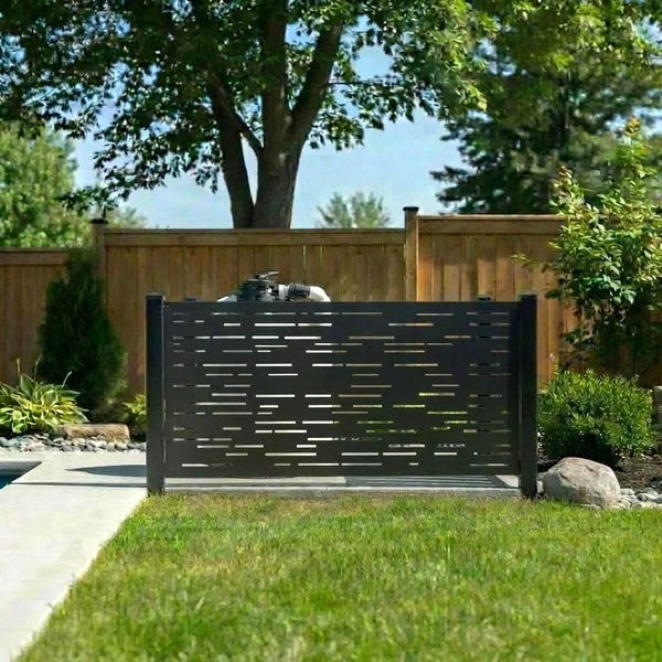 Aluminum Decor Panel Home Decor Railings  Metal Privacy Screen Decorative Panel Outdoor Garden Fence Art,