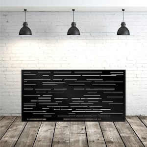 Modern Aluminum Privacy Screen Panel, Outdoor Garden Fence Art