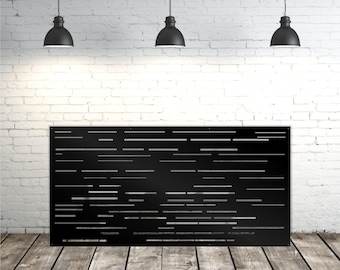 Modern Aluminum Privacy Screen Panel, Outdoor Garden Fence Art