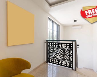 Aluminum Decor Panel Home Decor Railing Metal Art Accent, Room Divider, Privacy Screen, Wall Hanging 24"x48",