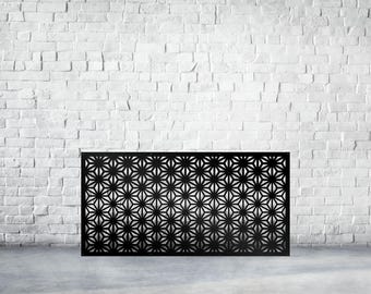 Steel Metal Privacy Screen, Laser Cut Decorative Steel Privacy Panel Metal Fencing, Hanging Room Divider Partitions Panel Screen, Christmas