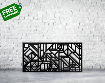 Steel Railing Panel, Balcony, Deck Panel, Fence Panels, Custom Order, Outdoor or Indoor 36"x36",