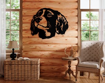 Dog Metal Wall Art, Large Personalized Pet Owner Gift, Home Decoration, Dog Memorial