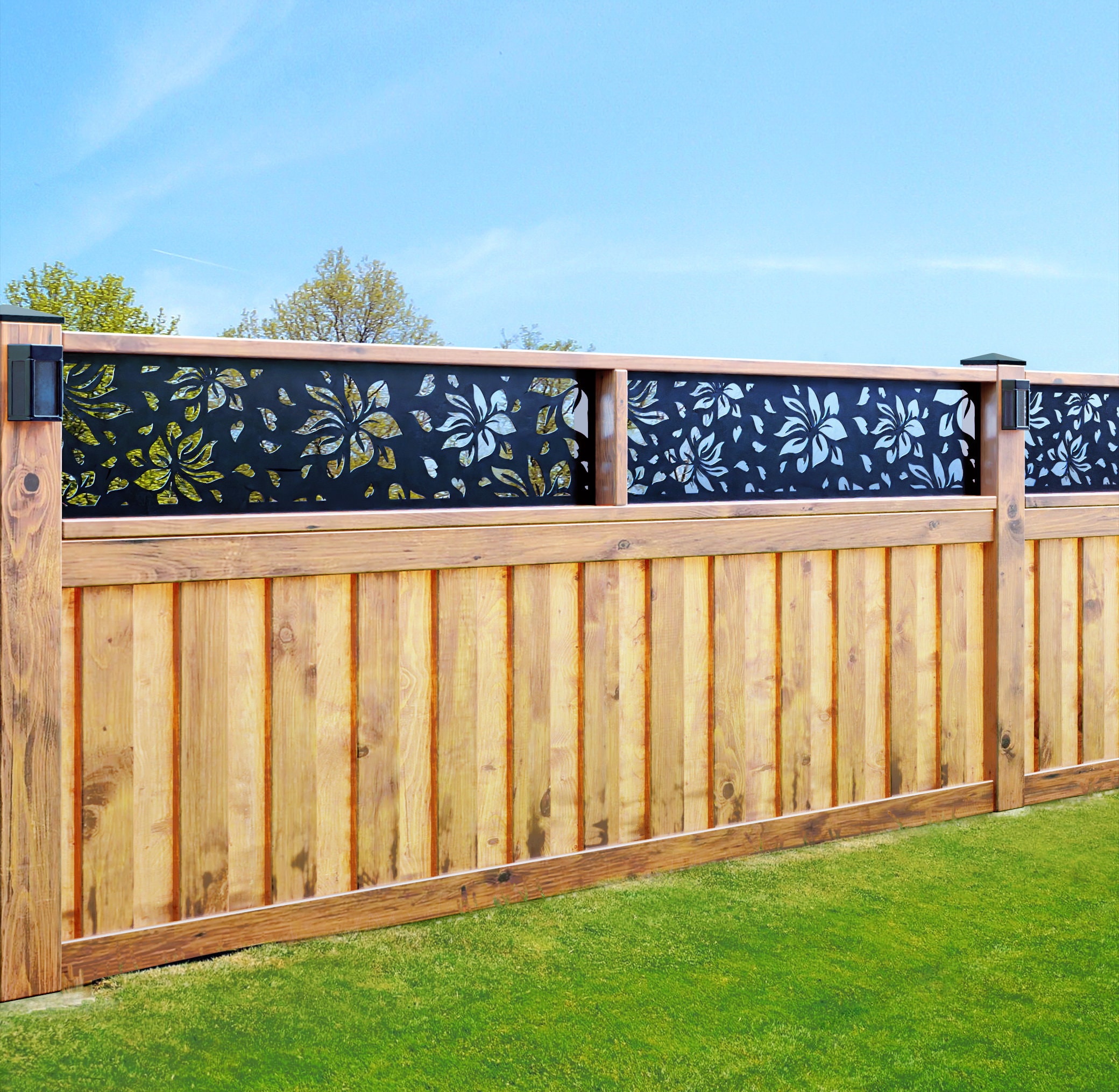 metal fence panels