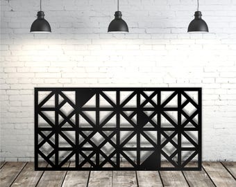 Privacy Metal Panel, Aluminum Decorative Laser Cut Screen, Outdoor Indoor Wall Art