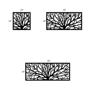 Metal Garden Fence Privacy Screen Decorative Aluminum Outdoor Fence ...