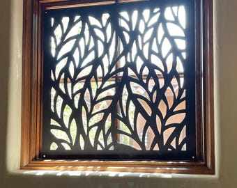 Aluminum Railing handrail stair  metal, fence privacy screen, decorative screen, garden privacy, metal garden panels Metal Privacy Screen