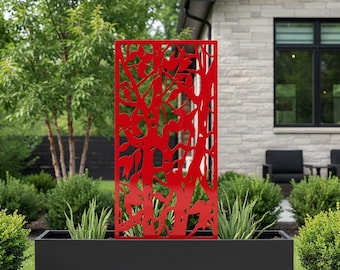 Aluminum Decor Panel, Metal Privacy Screen, Home Decor, Fence, Decorative Wall Art, Outdoor Screen, Indoor Use