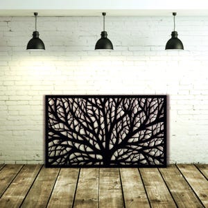 New Abstract Tree trunk Aluminum Decor Panel Gift Privacy Screen Metal Privacy Tree Panel, Fence Decorative Panel, Wall Art, Christmas Gift