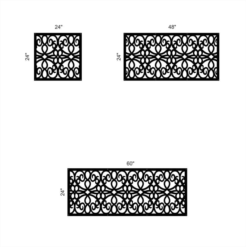 Aluminum Privacy Screen,metal Panel Inserts, Decorative Panel Inserts ...