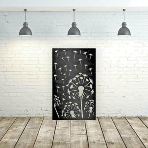 Aluminum Decor Panel Dandelion Deck Railing Metal Privacy Screen Room Divider Dandelion Flower Panel Metal Privacy Screen,