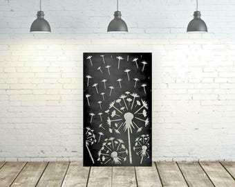 Aluminum Decor Panel Dandelion Deck Railing Metal Privacy Screen Room Divider Dandelion Flower Panel Metal Privacy Screen,