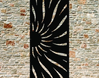 Aluminum Decor Panel Railing Custom Panels, Room Divider, Sun Privacy Panel, Outdoor Privacy Screen