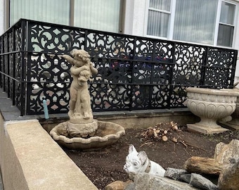 Aluminum Metal fence panel, aluminum privacy screen, privacy screen indoor, metal screen panel, metal decorative panel Metal Privacy Screen