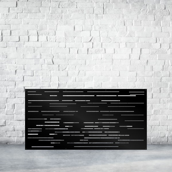 Decor Panel Metal Privacy Screen Decorative Panel Outdoor Garden Fence Art,
