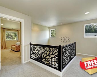 Aluminum panel, aluminum will not rust. Tree Panel, Metal Privacy Screen, Fence, Decorative Panel, Wall Art,