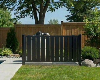 Custom Aluminum Stripes Style Deck Panel, Outdoor or Indoor Living Decor, Fence Panels