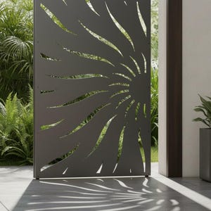 Aluminum Decor Panel Railing Custom Panels, Room Divider, Half Sun Privacy Panel, Outdoor Privacy Screen