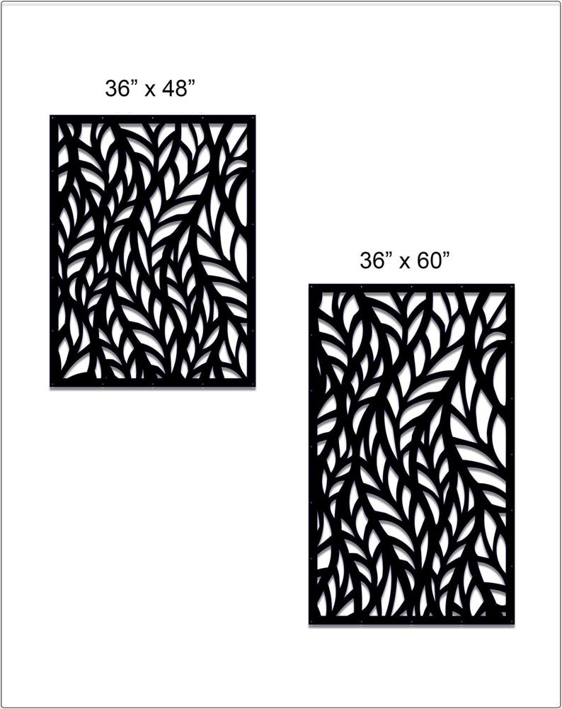 Modern Aluminum Gate Insert Panel, Laser Cut Fence Insert, Decorative ...