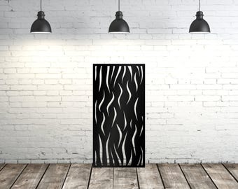 Decorative Laser Cut Privacy Screen, Metal Room Divider Screen Panel, Home Decor Separator, Privacy Partition