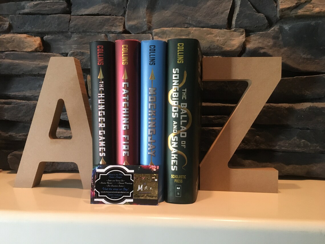 A to Z Custom Bookends Etsy
