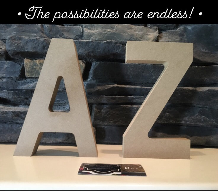 Navy Letter Bookends, Initial Bookends, Wooden Custom Bookends Custom