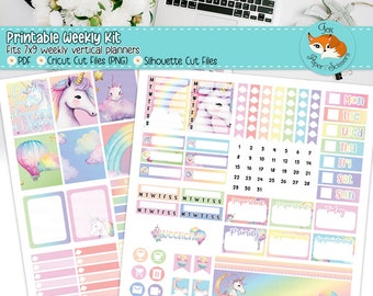 Printable Weekly Planner Kit | Erin Condren, Happy Planner, Plum Paper ...