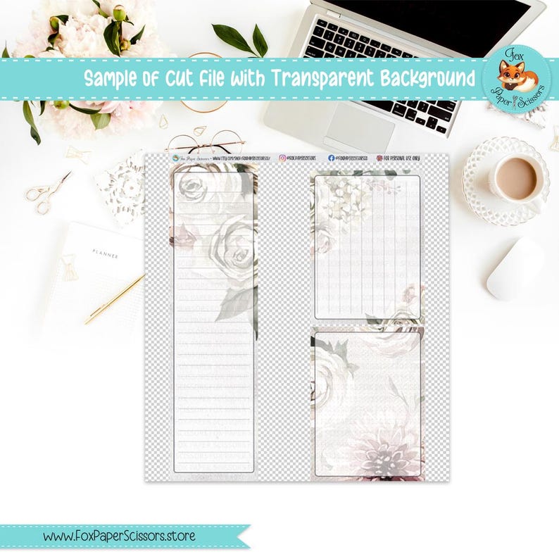 Happy Planner Printable Monthly Dashboard | Winter Rose | HP Classic ...