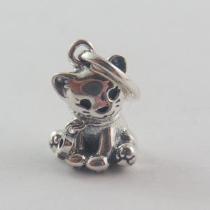Pandora Kitten Charm Cat Kitty Sweet Kitten Charm Pet Charm Silver S925 ALE (Z38)