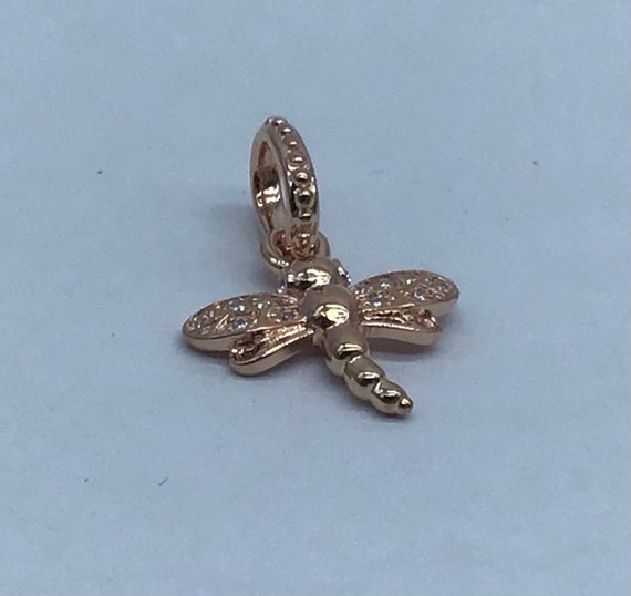 Pandora Dragonfly Charm Sparkling Dragonfly Charm Pandora Rose