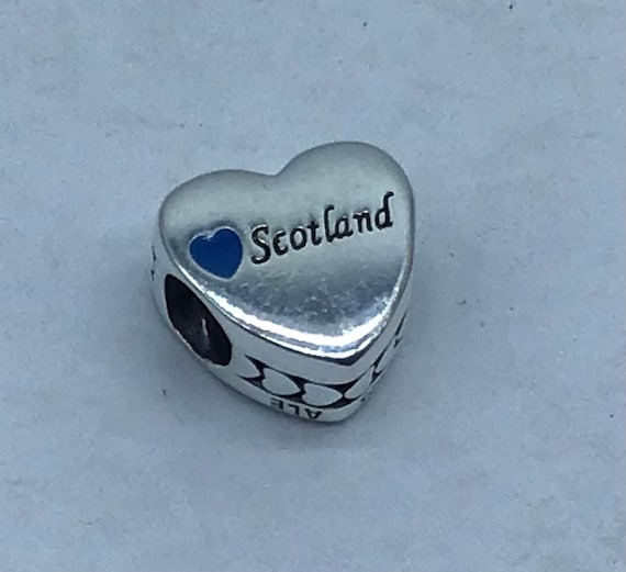 Pandora Scotland Heart Travel Themed Charm S925ALE ZA19 9 Etsy