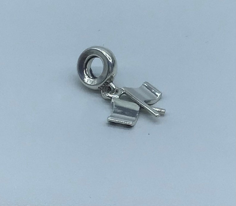 Pandora Checkered Flag Charm Finish Line Charm Racing Charm Etsy