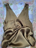 100% Pure Mulberry Silk Camisole - Olive Color