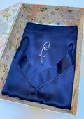 100% Pure Mulberry Silk Camisole - Navy Blue