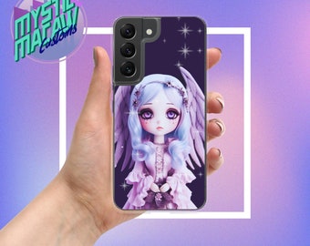 Lenora Pastel Goth Girl Clear Phone Case