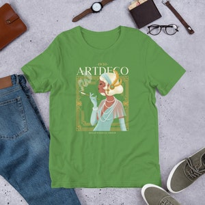 Art Deco Unisex T-Shirt, 1920s Shirt, Jazz age shirt, image 5