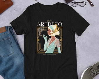 Art Deco Unisex T-Shirt, 1920s Shirt, Jazz age shirt,