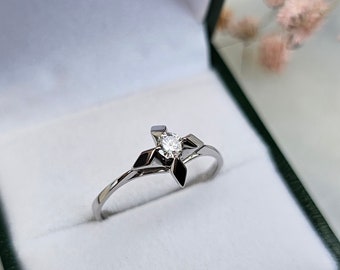 Bague Solitaire Diamant Or 18 carats