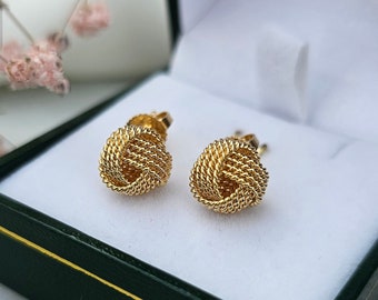 Tiffany & Co Boucles d'oreilles Noeud Twist Or 18 carats